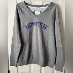 Northwestern V-neck Sweatshirt - size XL